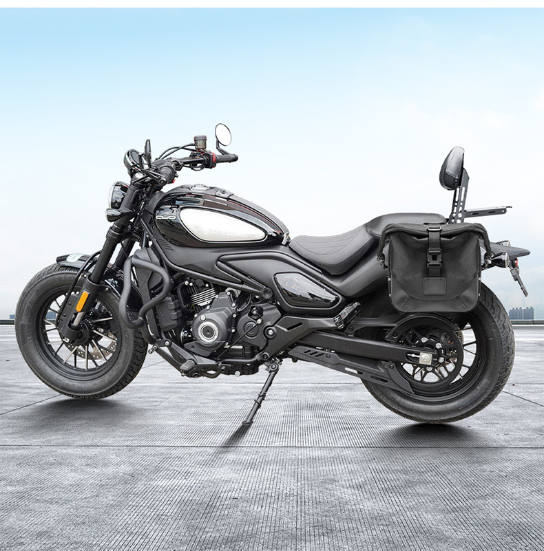 Suitable for Cfmoto 550Clc Rear Backrest Motorcycle Lumbar Support Seat Passenger Backrest Rear Rack Storage Rack Modification Parts