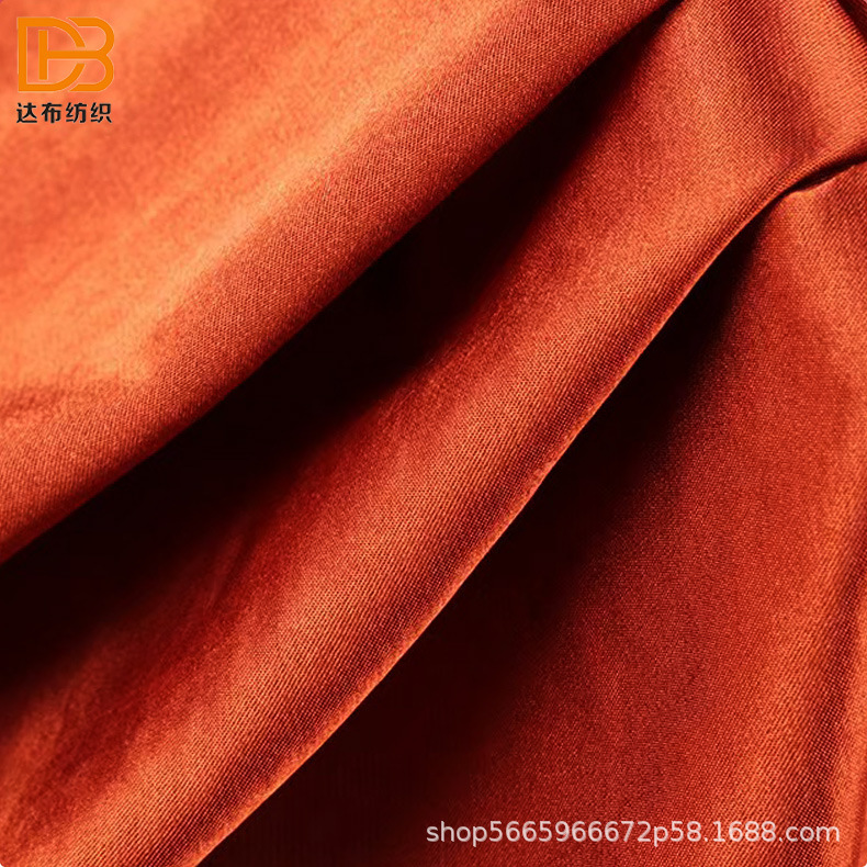 梭织仿麂皮绒 铜氨绒 凉感磨毛珠光绒 缎纹 时装连衣裙 服装面E18