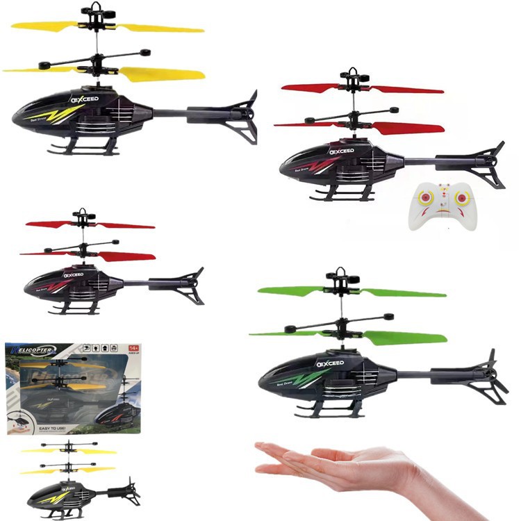 Helicóptero de Control Remoto por Inducción de Plástico Recargable