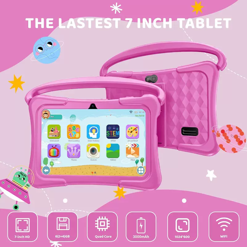 HYRS Kids Tablet 7 дюймов Андроид планшет для детей игровая приставка