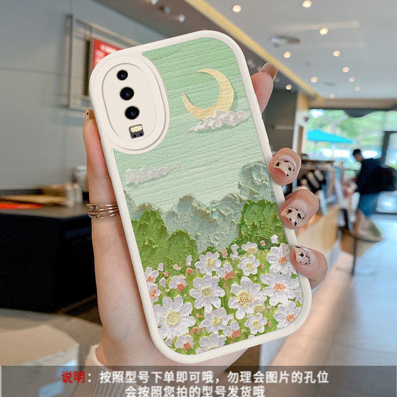 Little fat girl-white and white flowers sea]