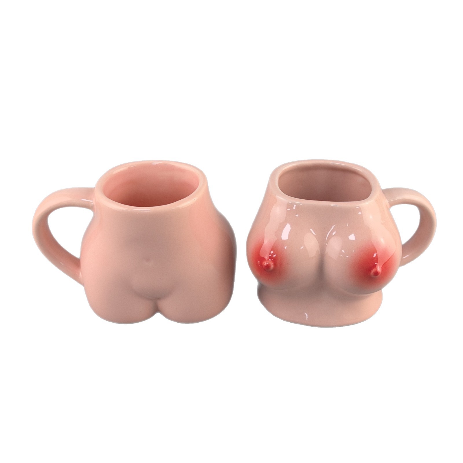 Creativo transfronterizo pequeño libro rojo estilo caliente ins pecho creativo personalidad divertida taza de café arte corporal taza de agua de cerámica