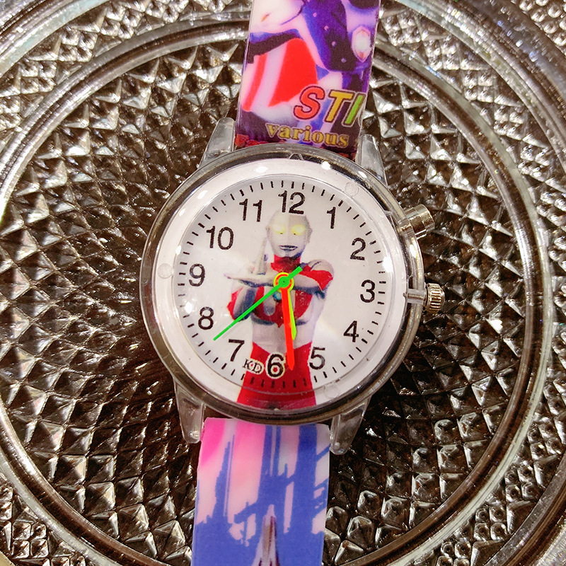 Aisha Niña de dibujos animados impreso reloj de cuarzo luminoso 2023 reloj para niños lindos al por mayor de suministro transfronterizo