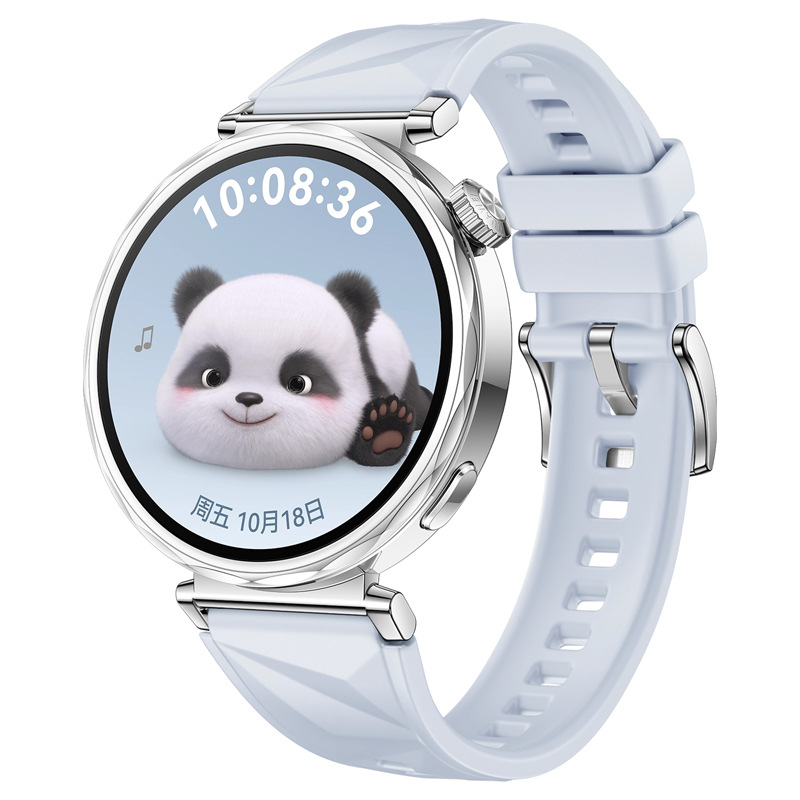 适用华为gt4/gt5 pro按压式硅胶冰晶纹硅胶按键表带 小米watch S4