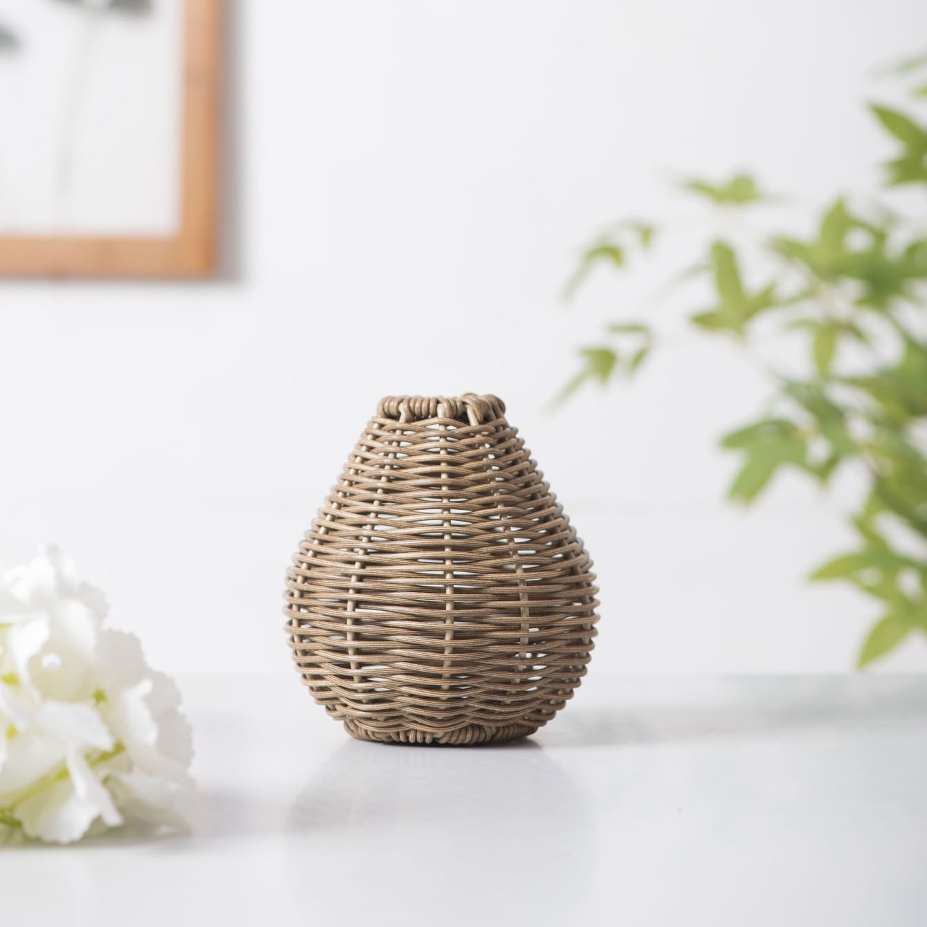 Flores secas de imitación de ratana tejidas flores de alta calidad decoración de escritorio decoración de la sala de estar creativa