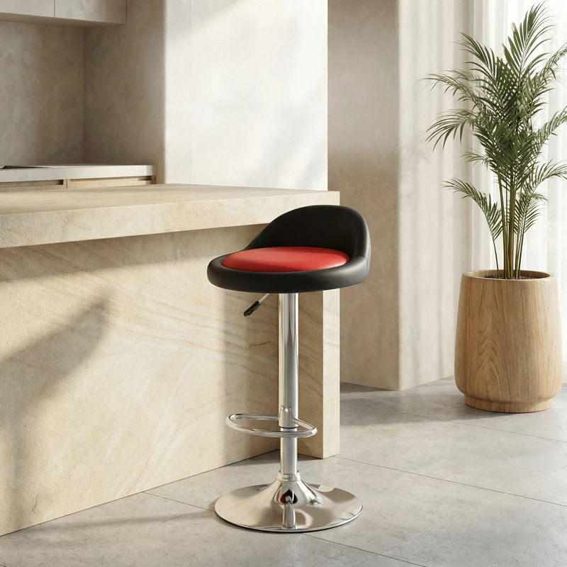 Directly from the Manufacturer: Leather Bar Stools, Adjustable Swivel Chairs, Bar Chairs, High Stools for Milk Tea Shops, Front Desks, and Hair Salons, Wholesale