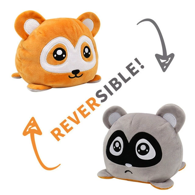 20см часы OOP ЛУШ ТВОЙС Стрей Кидз Cartoon Flat Plush Animal Plus