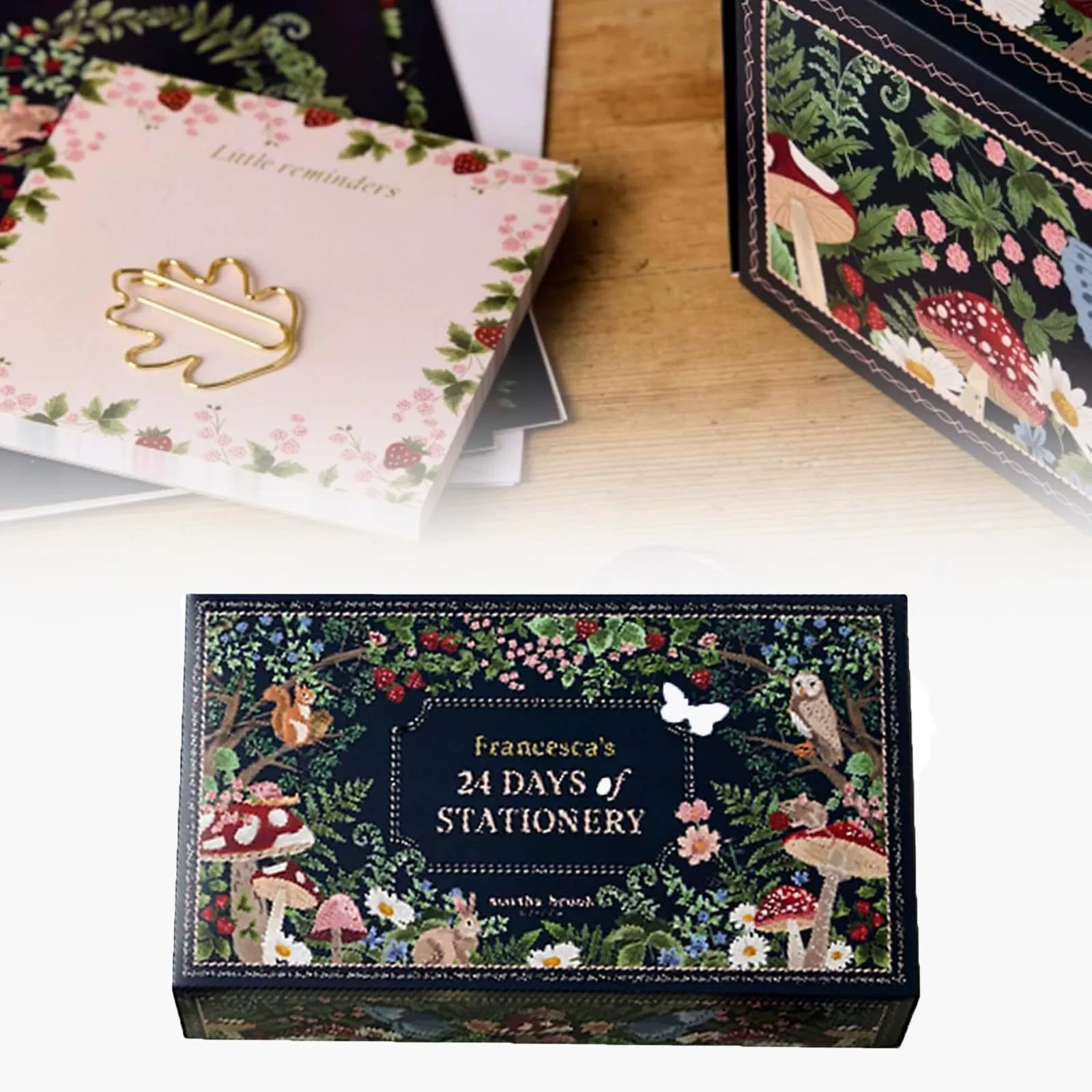 Новый адвент-календарь 24DaysOfStationery, рождественский адвент, игрушечная слепая коробочка