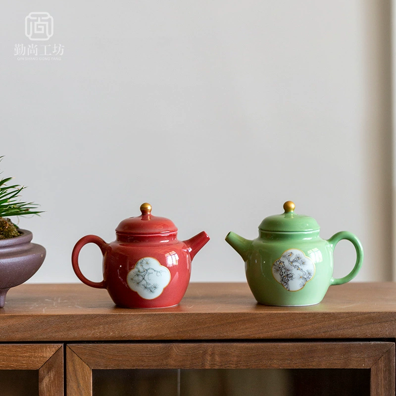 Чайник, чайная чашка для дома, керамический чайный набор, handmade, расписной ручной росписью