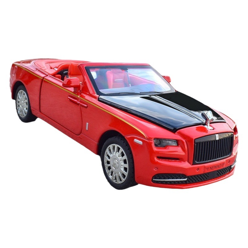 Xinao aleación coche modelo 1:32 rollos sombra convertible coche deportivo con luz efecto de sonido juguete coche modelo Decoración
