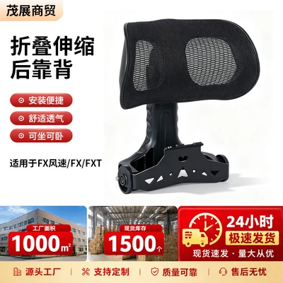 Folding and retractable backrest for electric bikes, compatible with Niu FX/FXT/FX Wind Speed, wholesale of folding and retractable electric bike backrests
