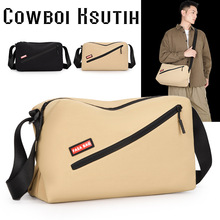 FAEA男士休闲斜挎包轻便单肩尼龙布包韩版潮男时尚大容量背包跨境