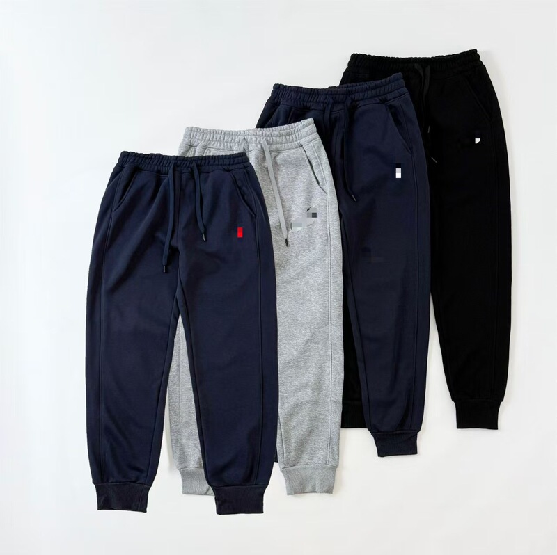 Cross-Border Cotton Sweatpants with Pony Logo, Autumn Casual Unisex Foreign Trade Embroidered Sports Pants with Drawstring