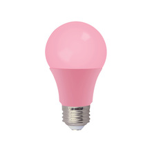 单色温可调光120V节日氛围灯泡A19粉色LED球泡6W/9W/12W/15W
