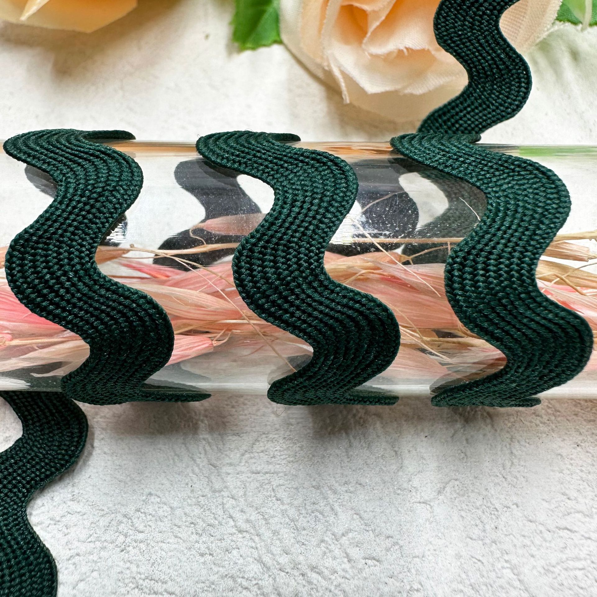 8mm onda sólida en forma de S curva banda de encaje cortina sombrero ropa infantil joyas de boda accesorios de ropa