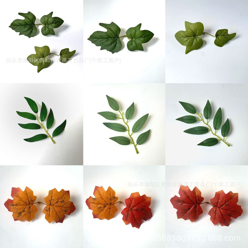 Manufacturer Wholesale Artificial Maple Leaves, Red Maple Leaves, Autumn Landscaping Decorative Leaves, Halloween Soft Decoration Artificial Autumn Leaves for Scene Setting Manufacturer Wholesale Artificial Maple Leaves, Red Maple Leaves, Autumn Landscaping Decorative Leaves, Halloween Soft Decoration Artificial Autumn Leaves for Scene Setting