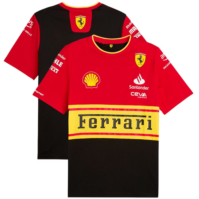 2025年新作 F1 レーシングスーツ フェラーリ メルセデスベンツ マクラーレン 半袖Tシャツ POLO 同チーム|undefined