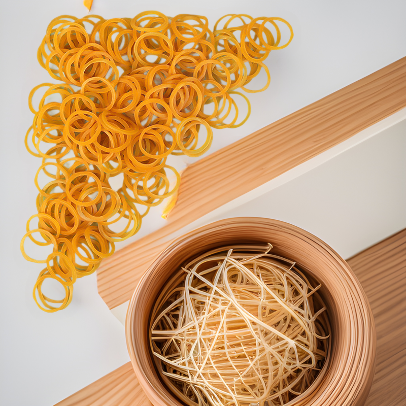 Vietnam Imported Rubber Tendons Disposable Yellow small size 2cm Rubber Tendons Yellow Cowhide Tendons Resistant Rubber Tendons 08 Yellow