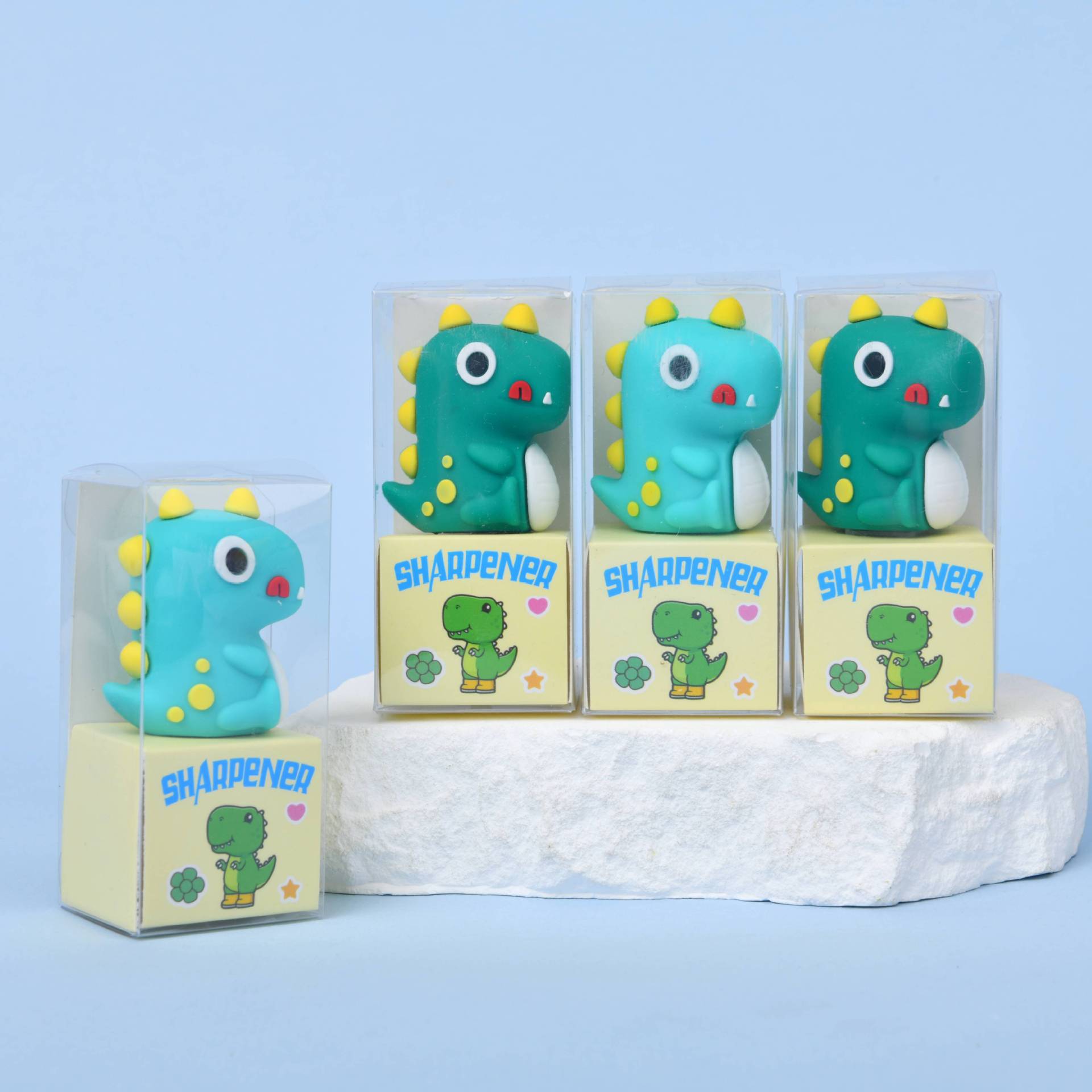 Sacapuntas de animal de dibujos animados, para estudiantes, venta al por mayor