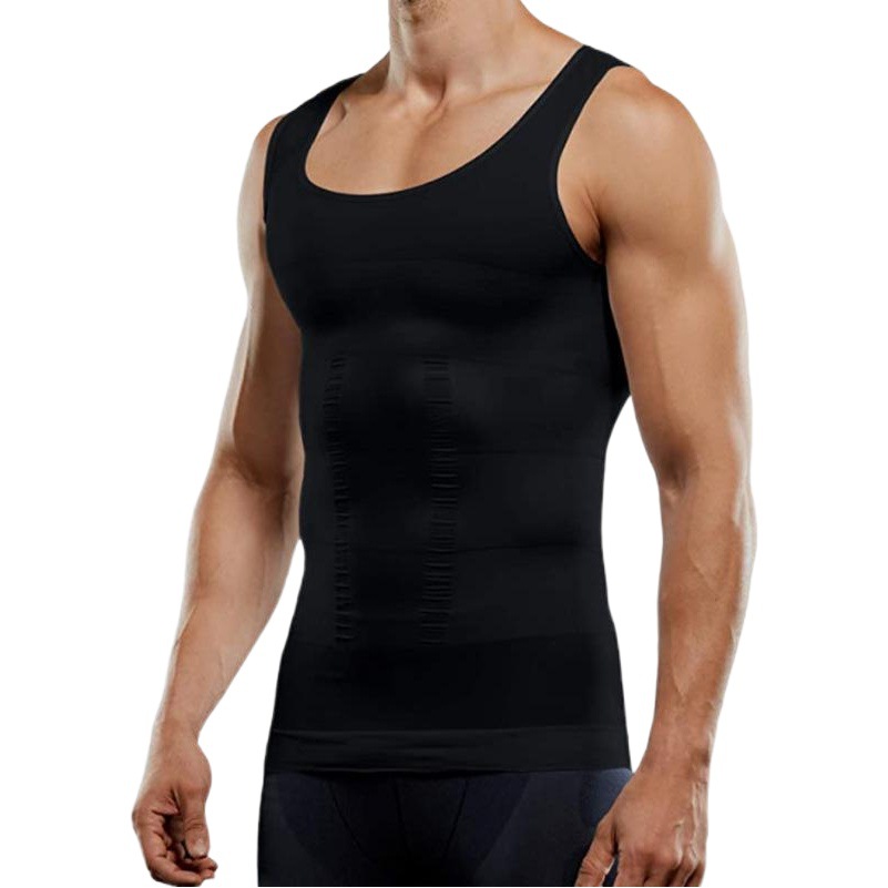 Cross-border Seamless Body Shaping Clothing for Men Pressure Reducing Belly Tinting Sports Underwear Functional Vest