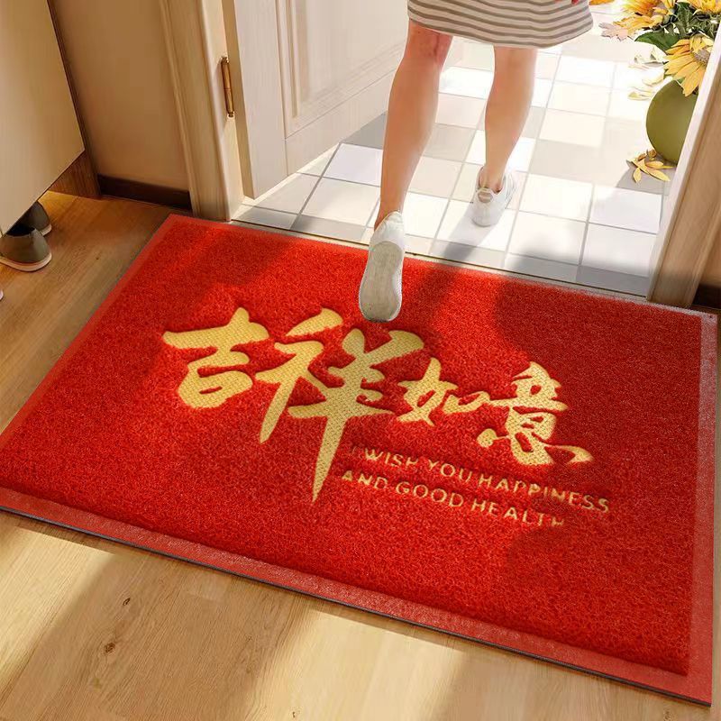 입구 매트 느낌 입구 바닥 매트 실크 링 입구 바닥 매트 홈 입구 문 바닥 매트 두껍게