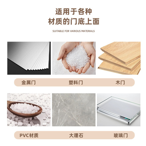 Soundproof door seal, door bottom soundproofing, soundproof door gap, adhesive wind and dust sealing strip, self-adhesive door bottom and gap seal, waterproof.