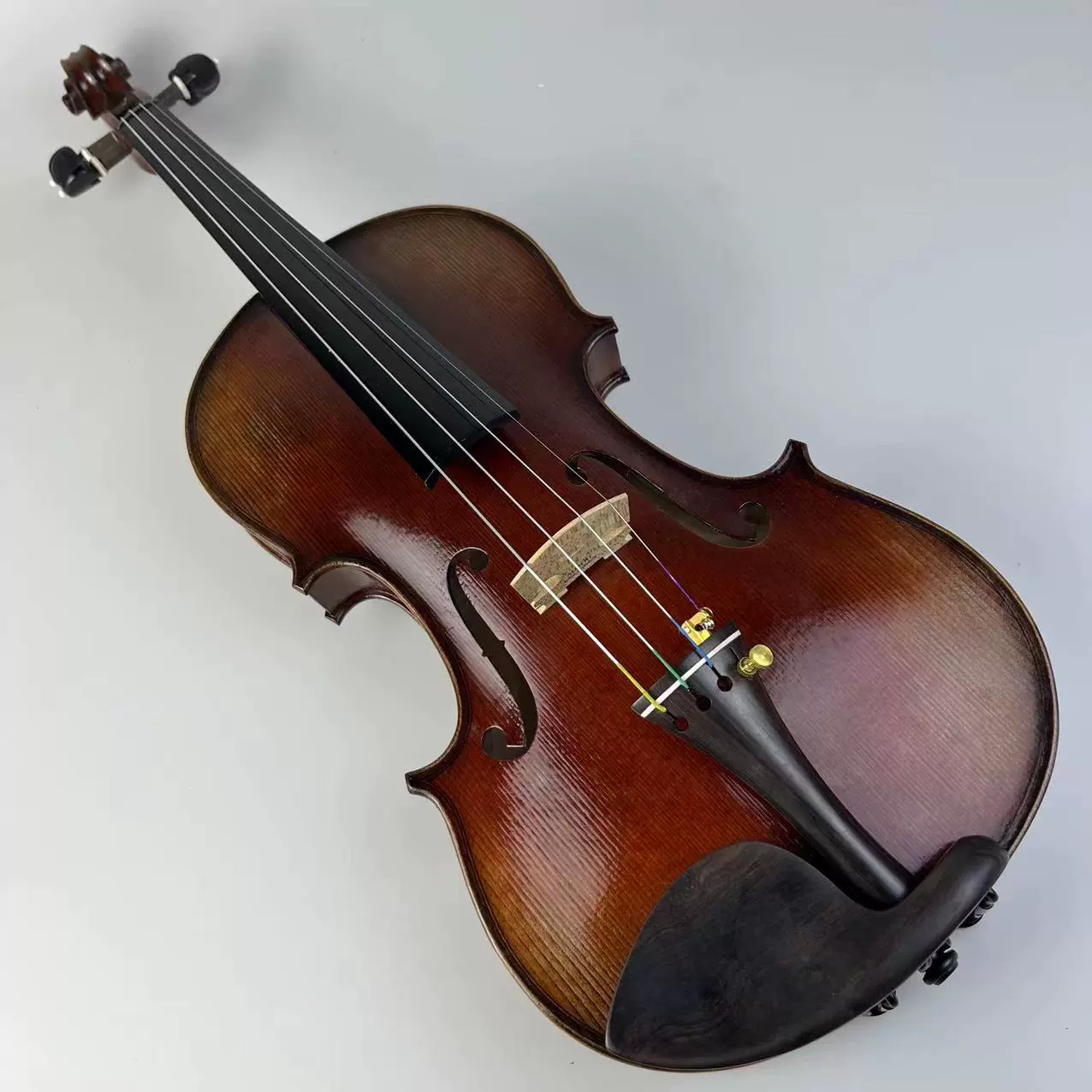 Retro oil paint, violin, practice, DIY