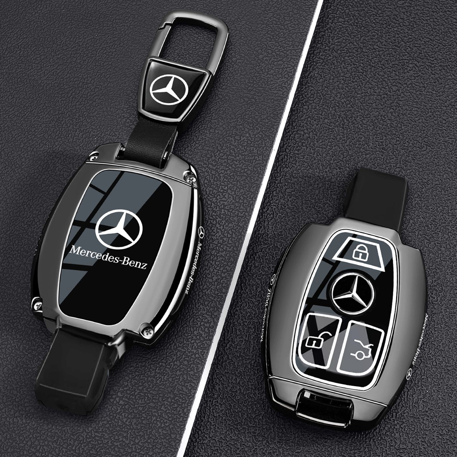 Suitable for Mercedes-Benz C260L Key Cover C-Class C200L/Glc300L New E-Class E300L Car Bag Glb Buckle Gle