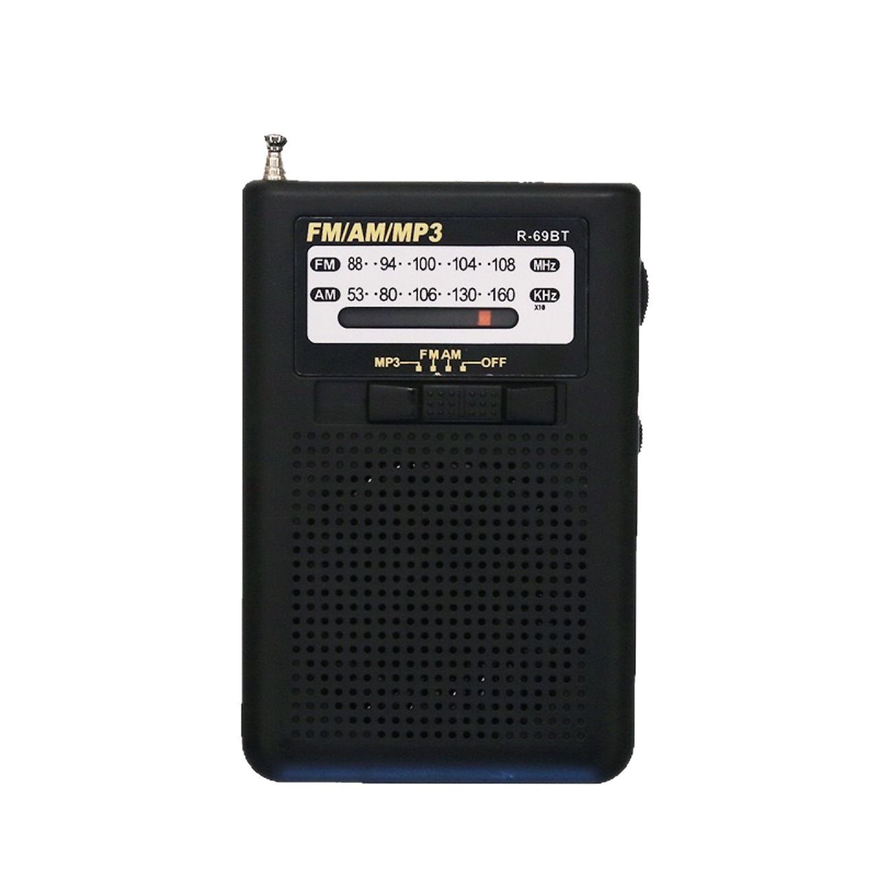 Nuevo retro 69BT mini radio tarjeta portátil viejo walkman MP3 pequeño reproductor de altavoces