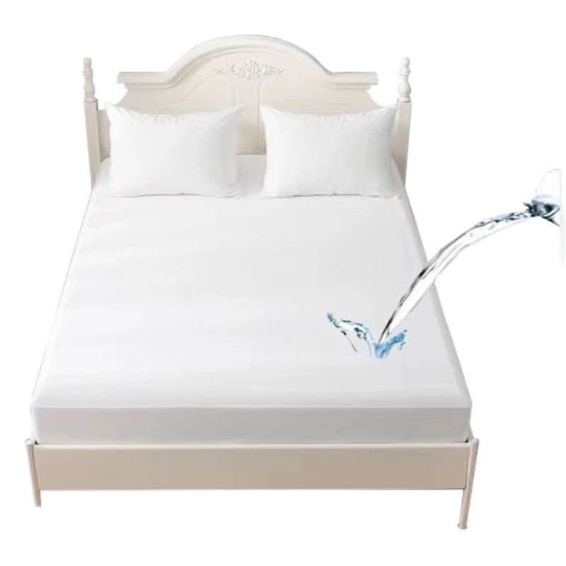 Водонепроницаемый наматрасник для отелей и гостевых домов, дышащий и устойчивый к выделениям мочи, в стиле простыни с резинкой.