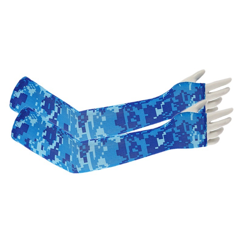 Summer Sunscreen Sleeves for Men and Women and Children Outdoor Sports Long Exposure Quick-drying Ice Sleeves UV-resistant Ice Silk Arm Guard
