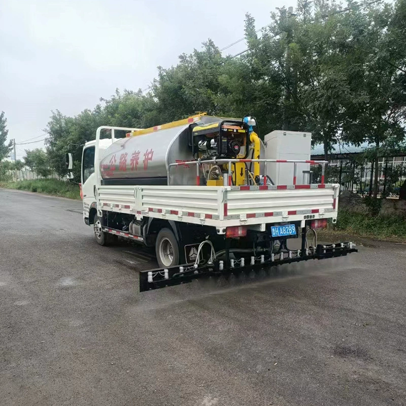 Мощный спринклерный станок из эмульсированной асфальтовой ткани, полностью автоматический спринклерный тканевый резервуар с эмульсированным асфальтом, многофункциональный спринклерный станок для ремонта ткани асфальта