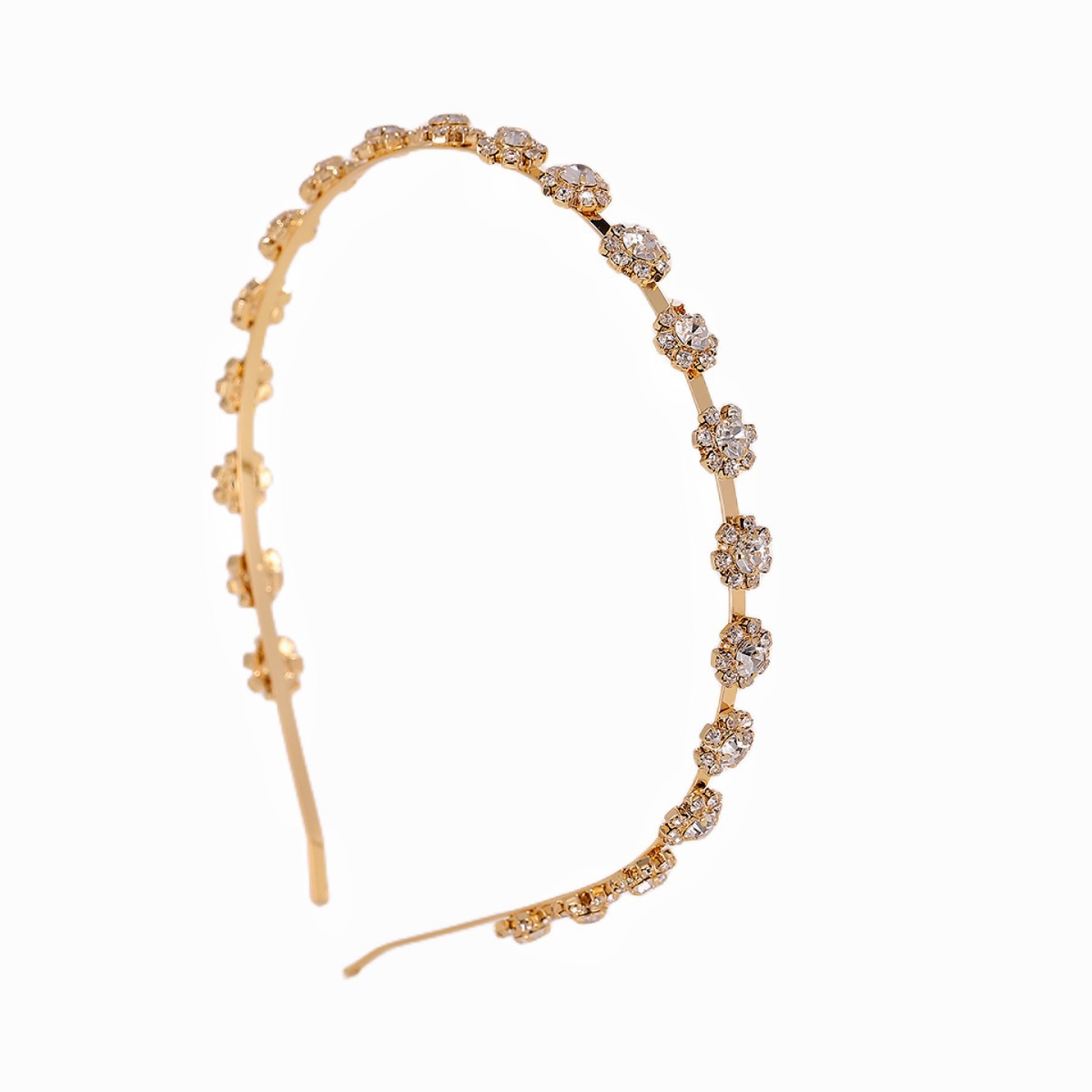 Estilo coreano exquisito rhinestone accesorios para el cabello diadema girasol diadema moda todo fósforo accesorios para el cabello fábrica de una sola pieza de entrega