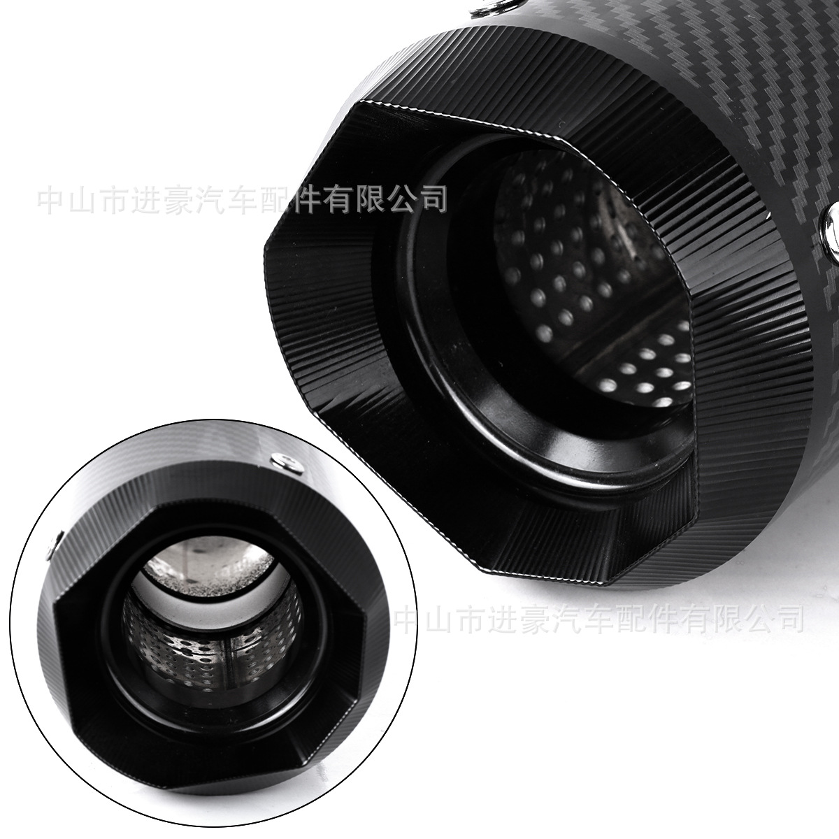 Suitable for Motorcycle Exhaust Pipe Modification, Original Factory Direct Sales Ar Short Tail Section Exhaust Pipe, Ar Exhaust Pipe Non-Destructive Installation
