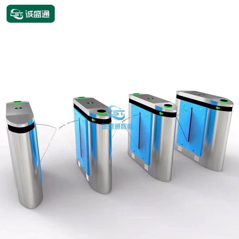 车站地铁单机芯翼闸人脸识别门禁系统景区票务检票闸机双机芯智能