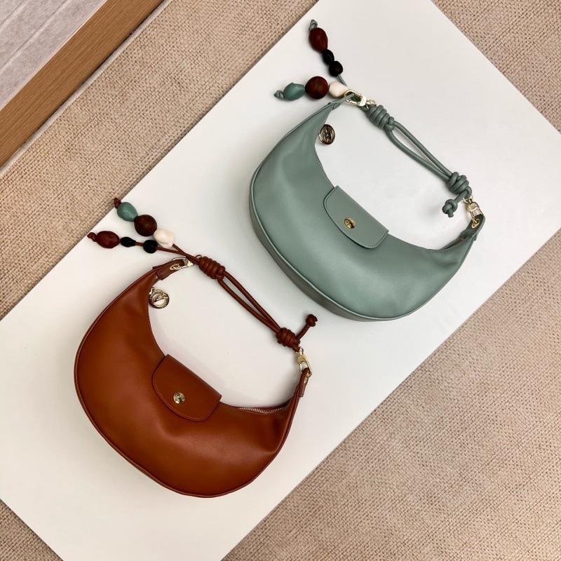 高品質の新しい XTRA 牛革三日月バッグ女性のミニ脇の下バッグシングルショルダーエンドウ豆バッグ本革ポータブルクロスボディバッグ|undefined