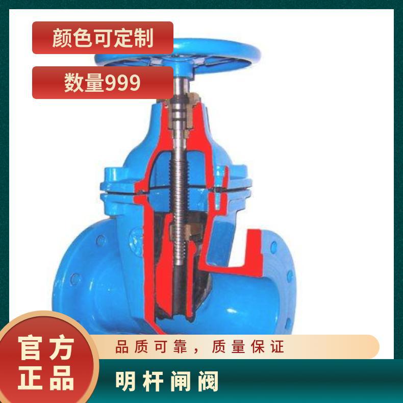 埃美柯 明杆闸阀Z41X-16Q DN50 65 80 100 125~250法兰 硬密封型