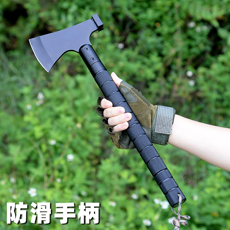 [户外多功能斧头战斧消防斧头开山斧工兵斧便携战术斧刀砍劈柴斧子]