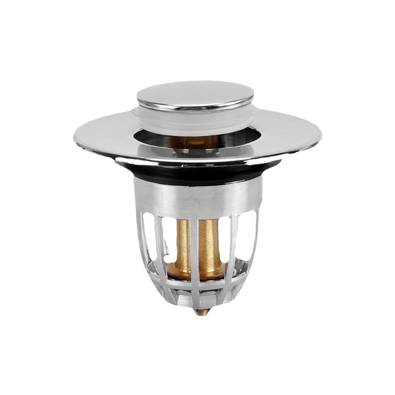 Presión tipo rebote núcleo antiodor lavabo tapón de fuga núcleo de cobre lavabo accesorios de baño universal