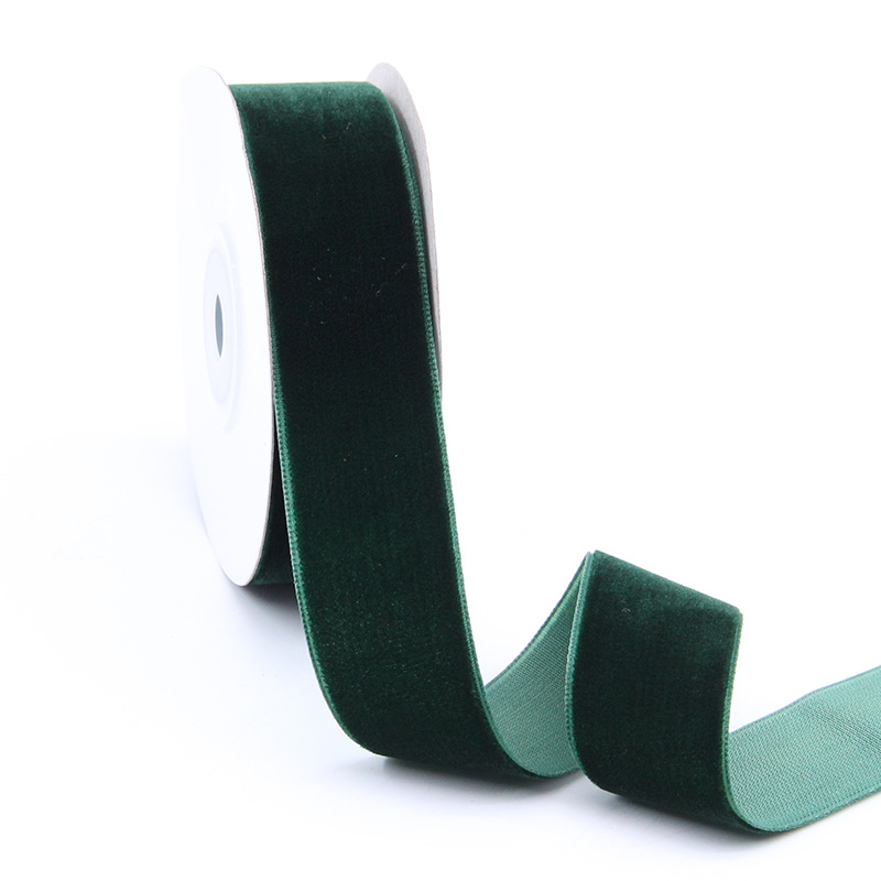 2.5cm 짙은 녹색 5야드/롤