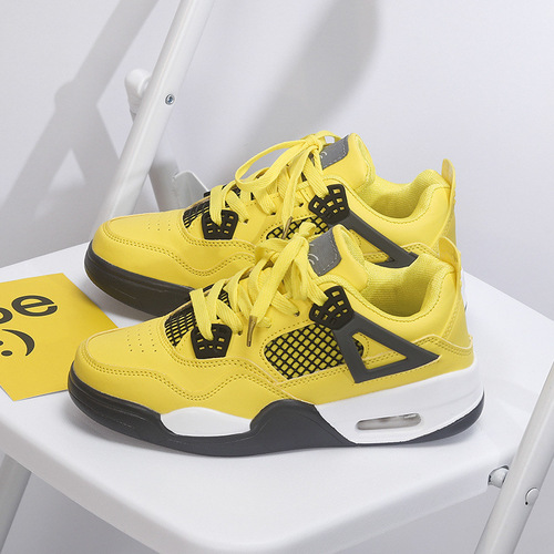 【Best Selling】2025 Spring and Autumn New Men and Women Couple Air Cushion Shoes, National Trend Hong Kong Style, Versatile, Height Increasing, Durable