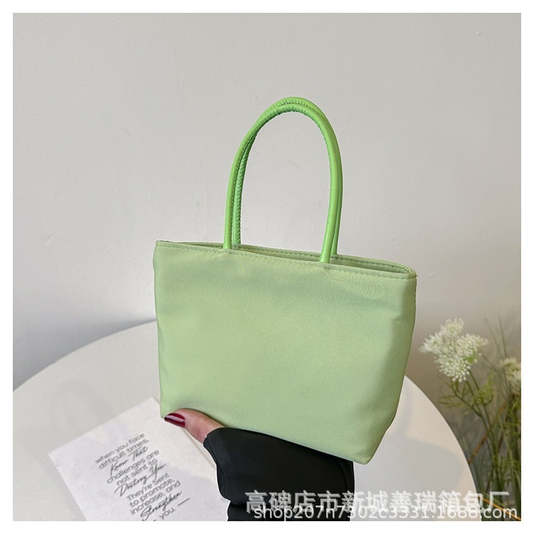 韓国の大衆miniかわいい黄色のバッグの新しいシンプルな携帯電話バッグナイロン通勤野菜バスケットバッグ|undefined