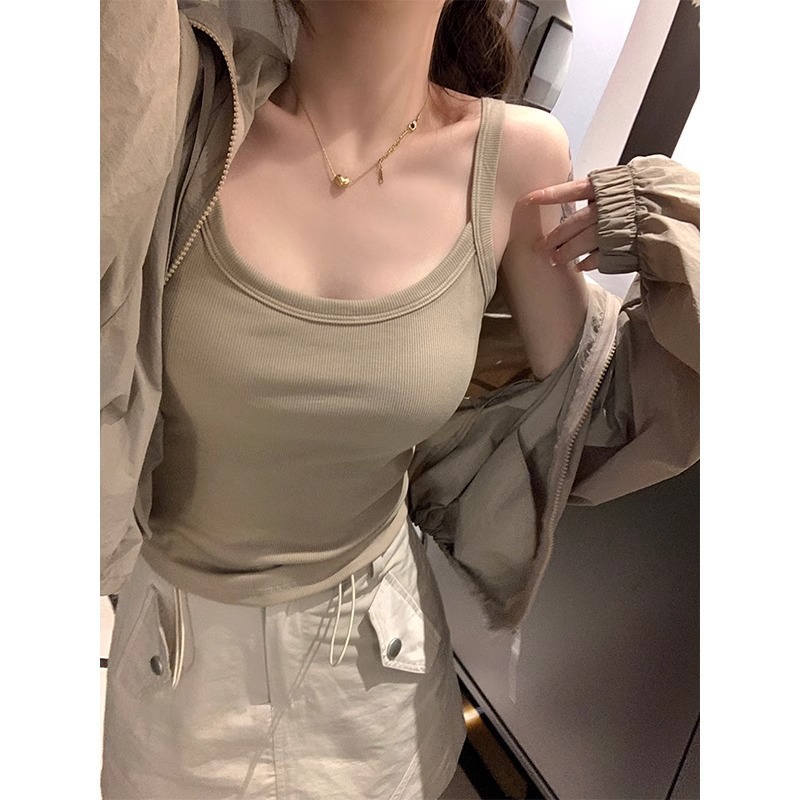 Belleza espalda camisola ropa exterior de las mujeres de verano delgada taza fija de una sola pieza Chaleco de todo partido ropa interior tubo superior