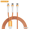 Apple, huawei, charging cable, mobile phone charging, fast charge 65W, 2 in 1