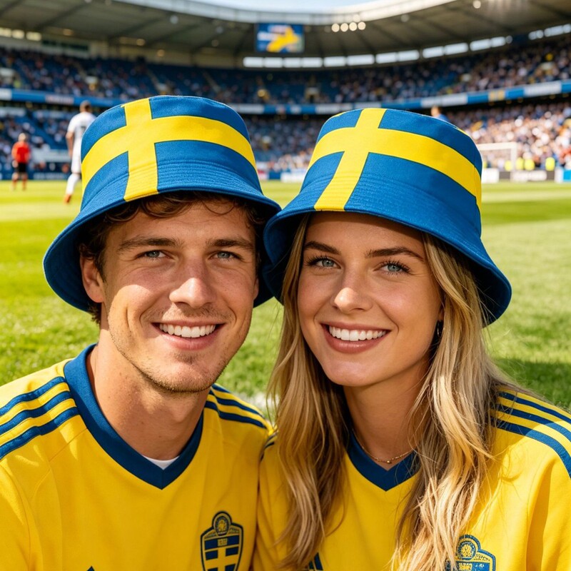 All-Cotton Printed Swedish Cross-Border World Flag Fisherman's Hat, Double-Sided, Unisex Outdoor Sun Hat with Customizable Patterns All-Cotton Printed Swedish Cross-Border World Flag Fisherman's Hat, Double-Sided, Unisex Outdoor Sun Hat with Customizable Patterns