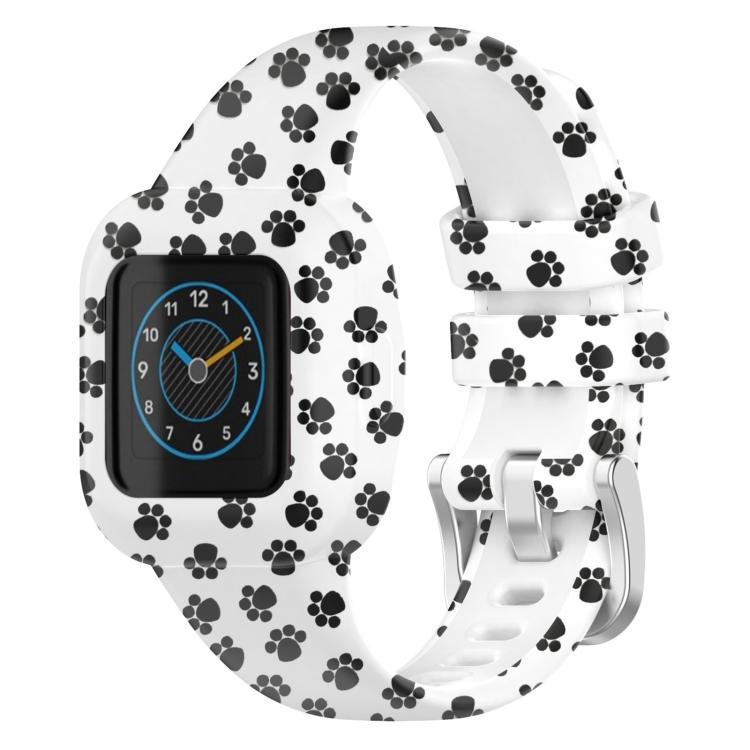 xDfind correa de silicona impresa de hebilla de acero para Garmin Fit JR3 / Garmin Vivofit JR 3