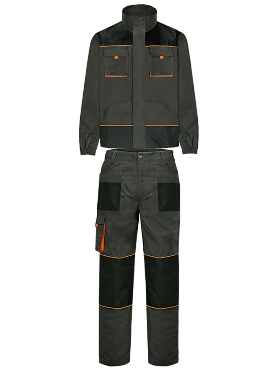 Bolsillo multibolsillo traje de ropa de trabajo de comercio exterior, mantenimiento resistente al desgaste, seguro laboral para automóviles, monos de una pieza, logotipo impreso para hombres