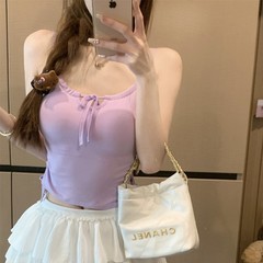 6901 # 甘いギャルのひも付きキャミソール