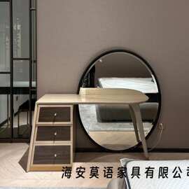Bentley宾利梳妆台 意大利轻奢高端别墅主卧室化实木妆桌全屋