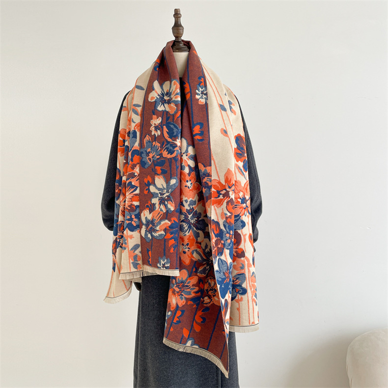 Légkondicionált szoba, nagy kendő, luxus kasmír bojt, meleg sál, női irodai pizsamatakaró, etnikai stílusú_voghion.com